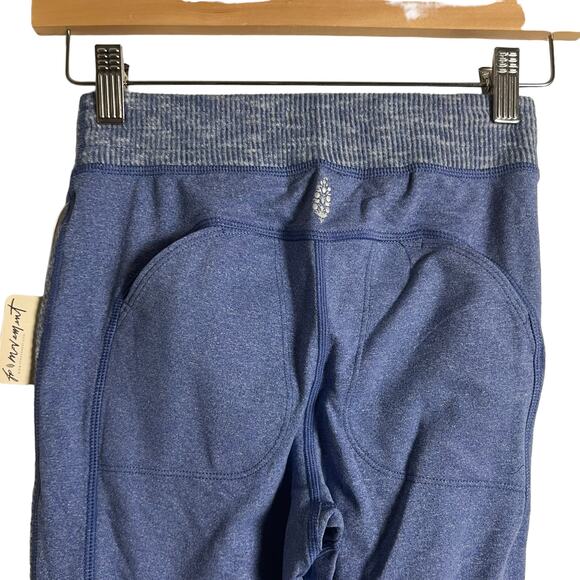 Free People FP Movement Undercover Royal Blue High Waist Base Layer Leggings XS - Picture 7 of 9